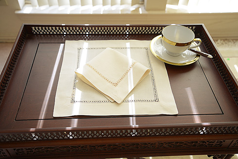 Luncheon Napkin Pearled Ivory